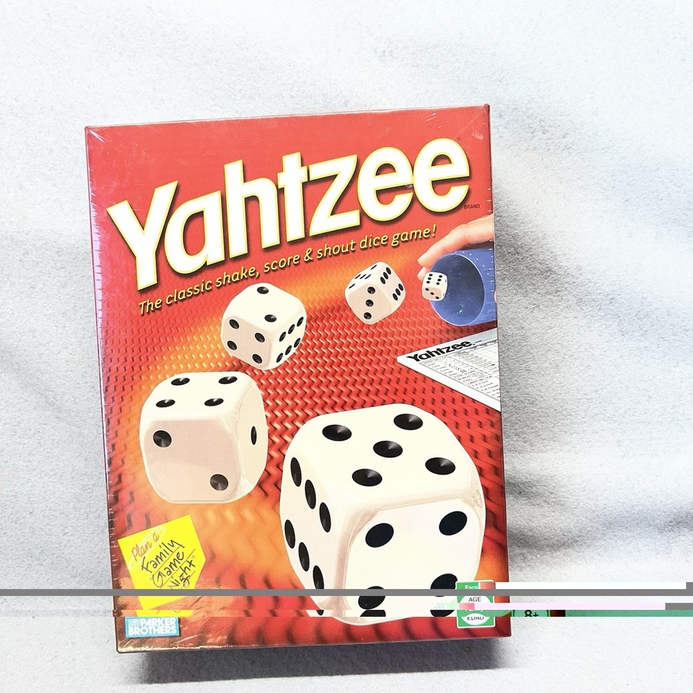 Yahtzee (Yatzee) Dice Game by Hasbro 2005 Family Game  NEW &‎ Sealed